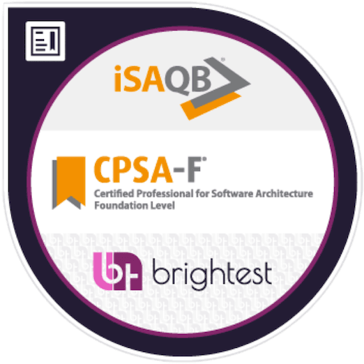 CPSA-F: Certified Professional for Software Architecture badge